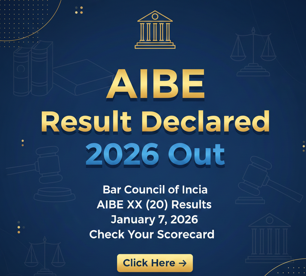 AIBE 20 Result  2026 Out – Direct Link to Check AIBE 20 Scorecard