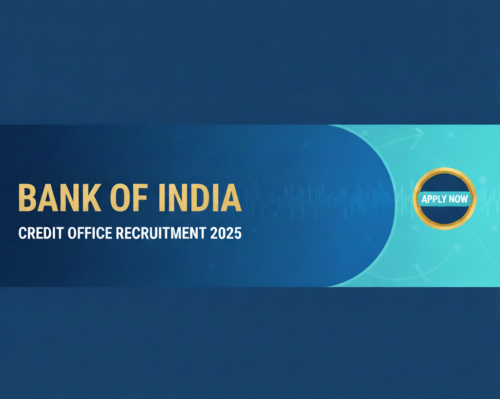 Bank of India Credit Officer Recruitment 2025 – 514 Posts | Apply Online, Eligibility, Last Date