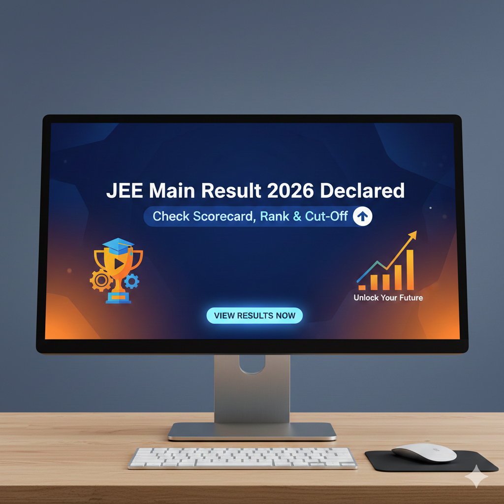 JEE Main Result 2026 Declared | Check Scorecard, Rank & Cut-Off @ NTA