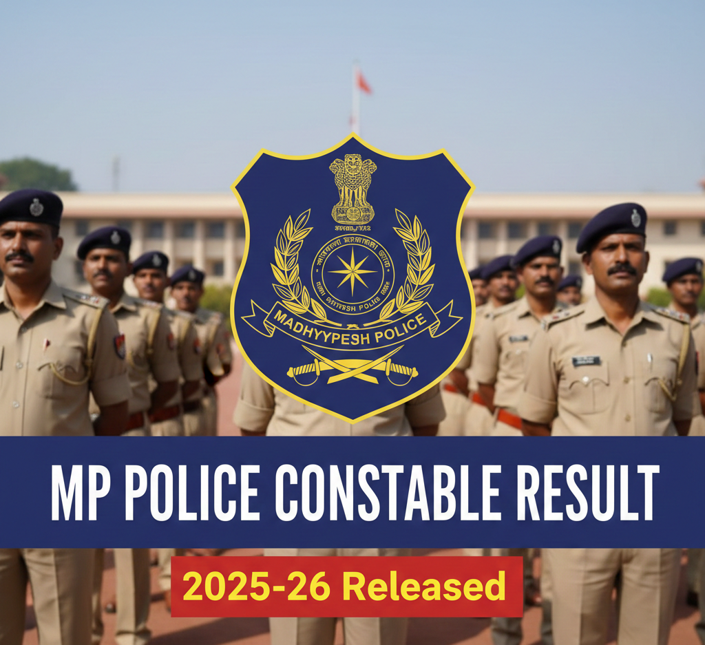 MP Police Constable Result 2025-26 Released – Check Result @ esb.mp.gov.in