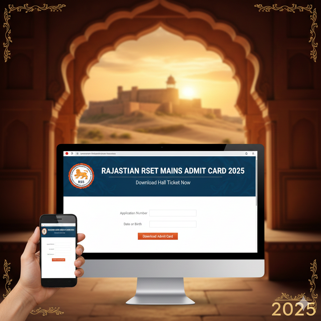 Rajasthan RSSB REET Mains Admit Card 2025 Out – Download Hall Ticket Now