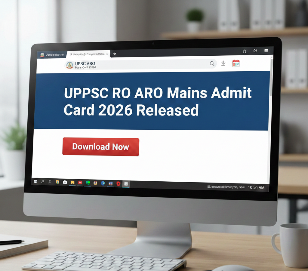 UPPSC RO ARO Revised Mains Admit Card 2026 Released – Download Now
